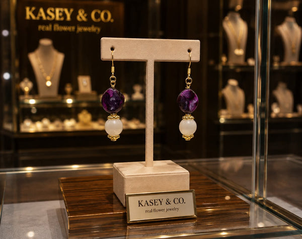Mother of Pearl & Freshwater Pearl Earrings