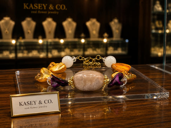 Mother of Pearl &amp; Agate Bracelet