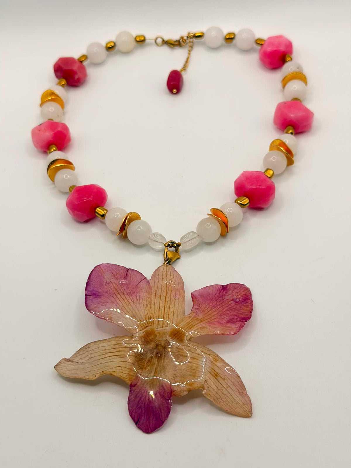 Tulip Fields Orchid Necklace