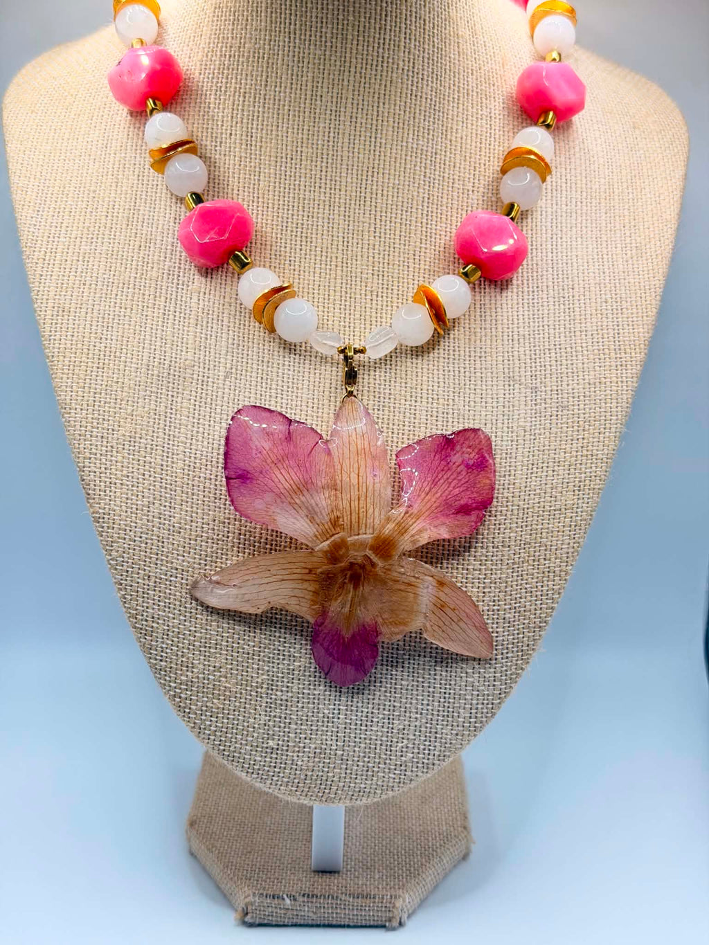 Tulip Fields Orchid Necklace