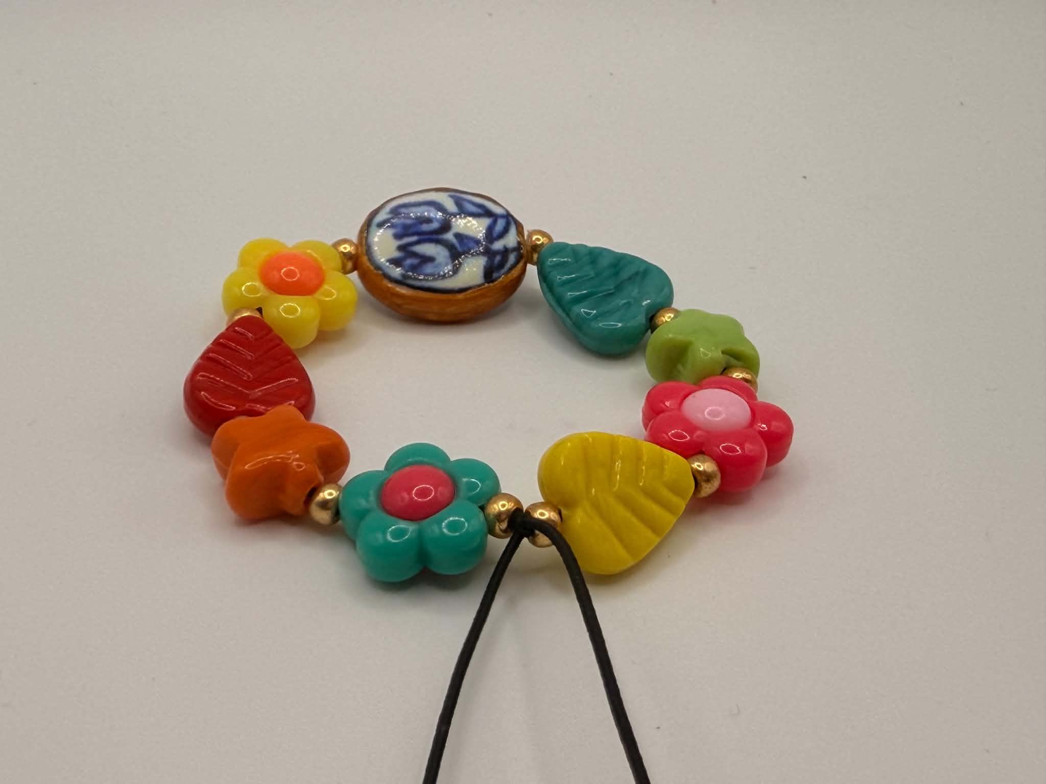 Resin Beads Strech Bracelet