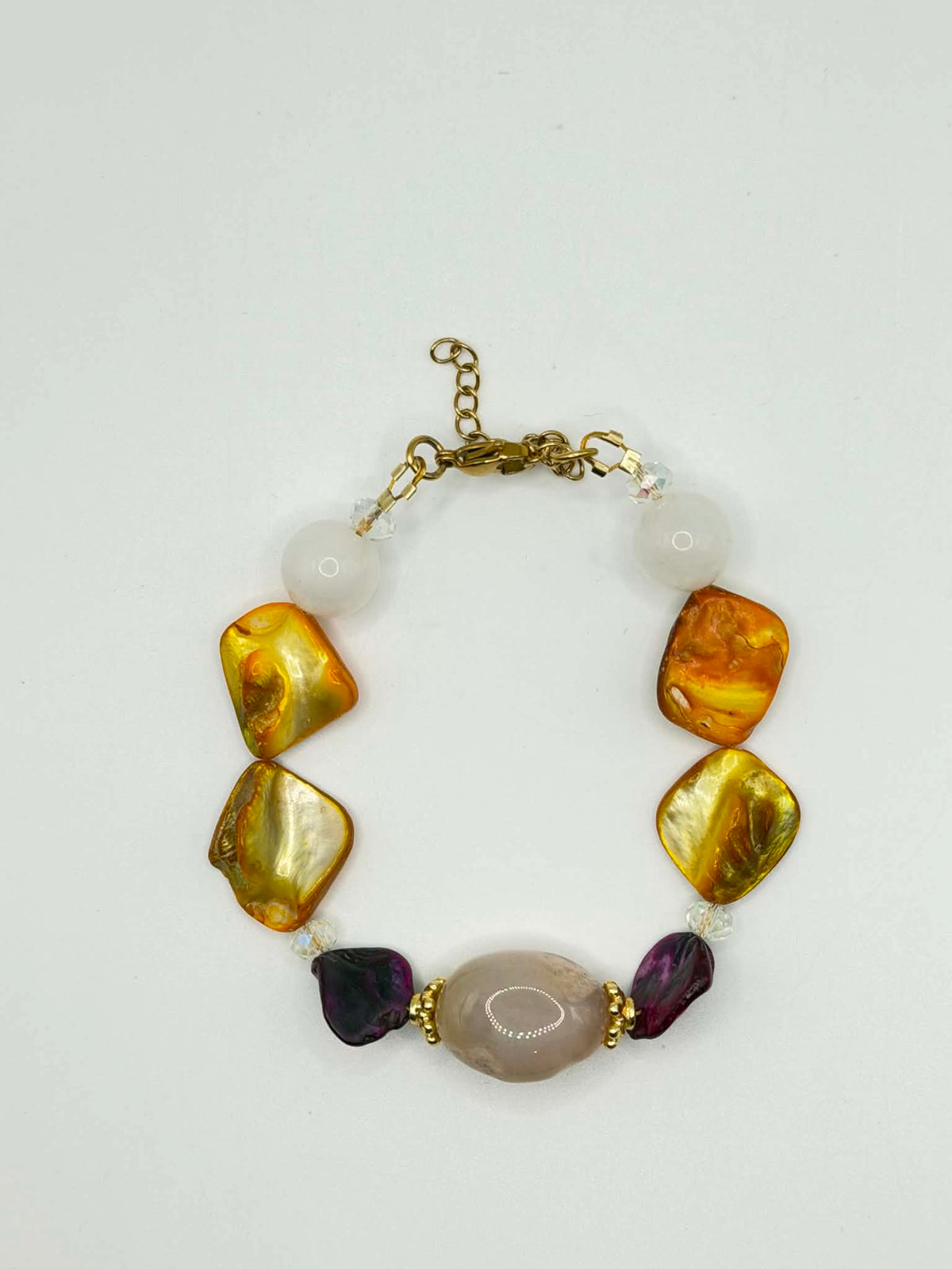 Mother of Pearl &amp; Agate Bracelet